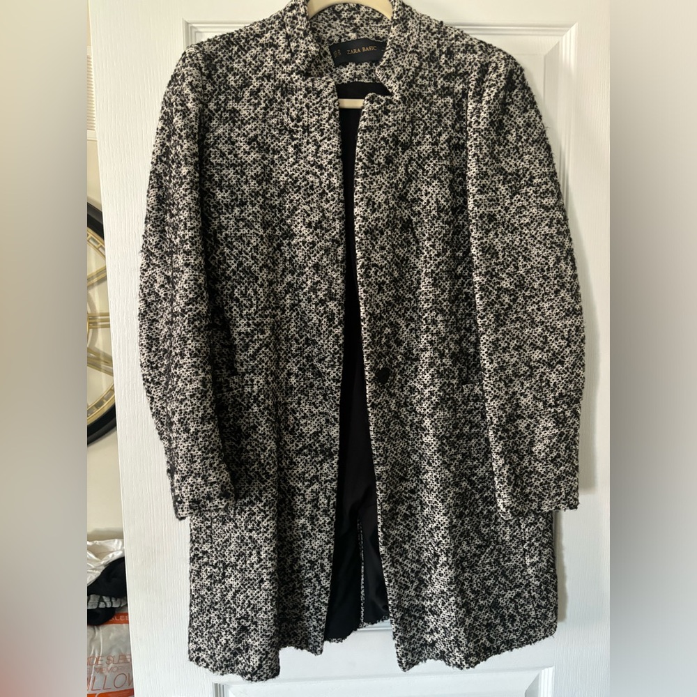 Zara tweed coat